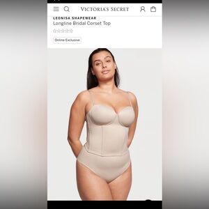 New Leonisa longline bridal corset 
Shapewear